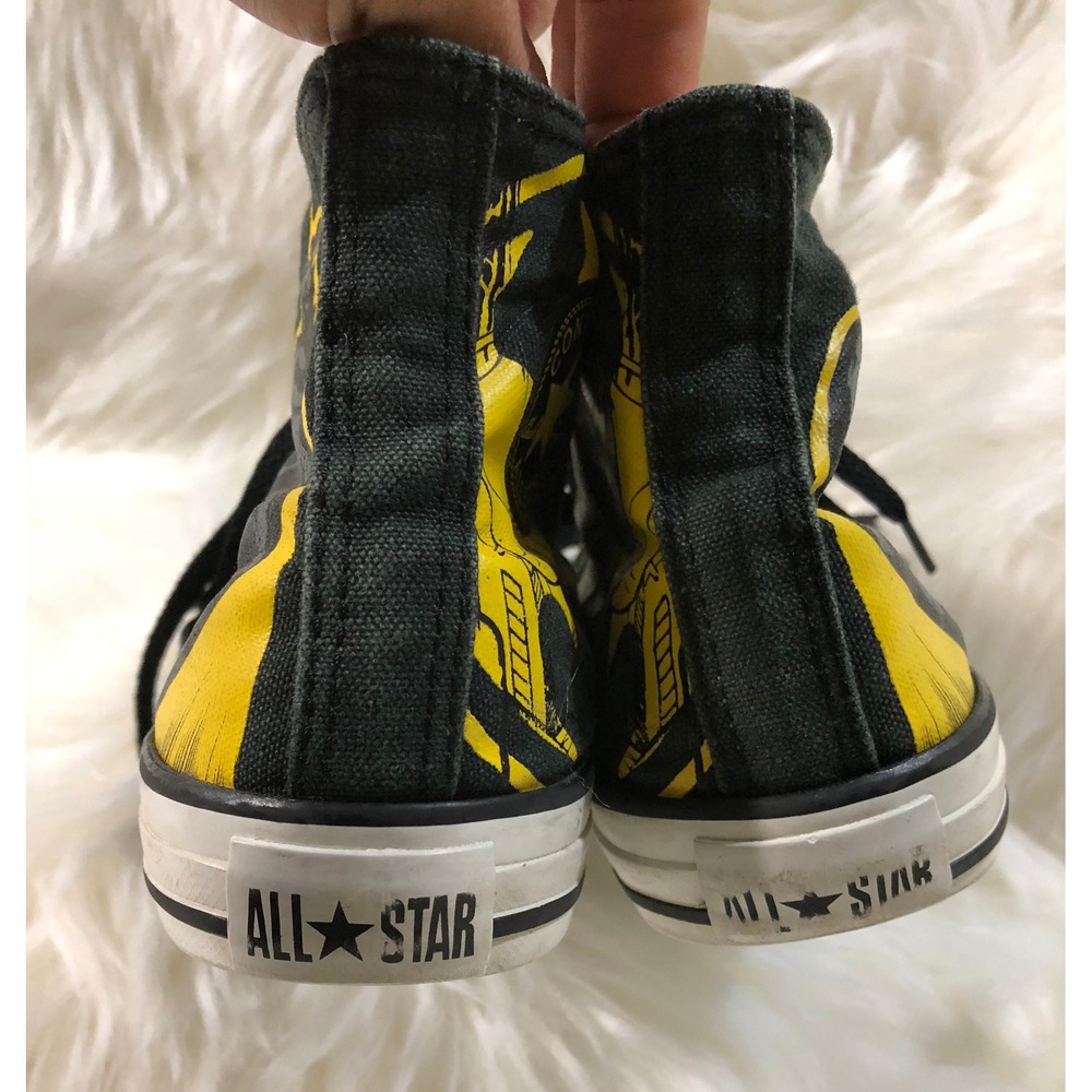 Converse US Size 3 All Star Batman High Top Youth Sneakers Black Yellow Unisex - Picture 4 of 7